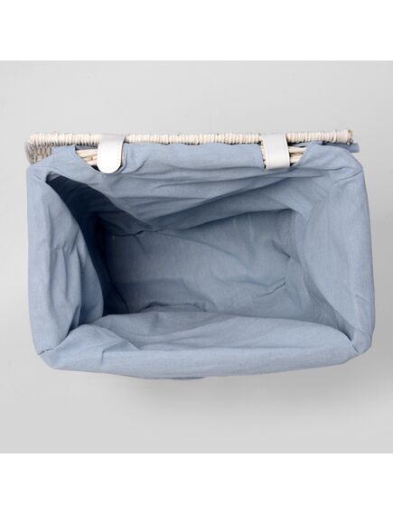 Купить Корзина для белья WasserKRAFT Lippe 35x23x43 WB-450-S с крышкой Белая (wb-450-s) по цене 5730 руб., в Санкт-Петебруге в интернет магазине 100-Систем, а также дургие товары WasserKRAFT из раздела Корзины для белья и Прочее