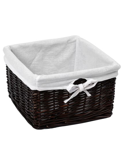 Купить Корзина для белья WasserKRAFT Alme 30x30x18 WB-150-M Коричневая (wb-150-m) по цене 3030 руб., в Санкт-Петебруге в интернет магазине 100-Систем, а также дургие товары WasserKRAFT из раздела Корзины для белья и Прочее