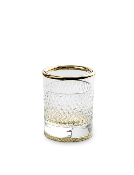 Купить Стакан настольный AURA Gold (10252-g) по цене 25750 руб., в Санкт-Петебруге в интернет магазине 100-Систем, а также дургие товары BOHEME из раздела Стаканы и подстаканники и Аксессуары для ванной комнаты