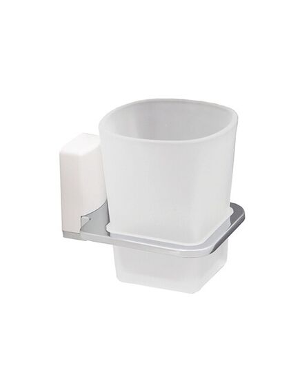 Купить Leine K-5028WHITE Подстаканник одинарный (k-5028white) по цене 1990 руб., в Санкт-Петебруге в интернет магазине 100-Систем, а также дургие товары WasserKRAFT из раздела Стаканы и подстаканники и Аксессуары для ванной комнаты