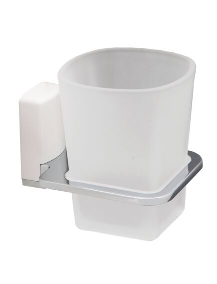 Купить Leine K-5028WHITE Подстаканник одинарный (k-5028white) по цене 1990 руб., в Санкт-Петебруге в интернет магазине 100-Систем, а также дургие товары WasserKRAFT из раздела Стаканы и подстаканники и Аксессуары для ванной комнаты