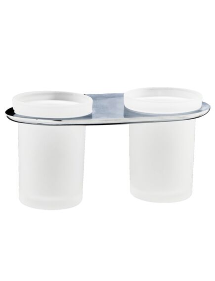 Купить Стакан для зубных щеток WasserKRAFT Kammel K-8328D двойной Хром (k-8328d) по цене 2106 руб., в Санкт-Петебруге в интернет магазине 100-Систем, а также дургие товары WasserKRAFT из раздела Стаканы и подстаканники и Аксессуары для ванной комнаты