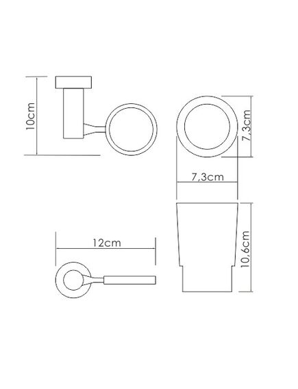 Купить K-28228 Подстаканник одинарный (k-28228) по цене 2800 руб., в Санкт-Петебруге в интернет магазине 100-Систем, а также дургие товары WasserKRAFT из раздела Стаканы и подстаканники и Аксессуары для ванной комнаты