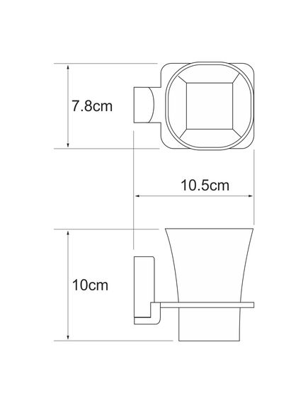 Купить Leine K-5028WHITE Подстаканник одинарный (k-5028white) по цене 1990 руб., в Санкт-Петебруге в интернет магазине 100-Систем, а также дургие товары WasserKRAFT из раздела Стаканы и подстаканники и Аксессуары для ванной комнаты