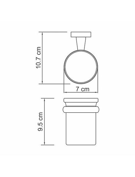Купить Стакан для зубных щеток WasserKRAFT Lippe K-6528 Хром (k-6528) по цене 1910 руб., в Санкт-Петебруге в интернет магазине 100-Систем, а также дургие товары WasserKRAFT из раздела Стаканы и подстаканники и Аксессуары для ванной комнаты