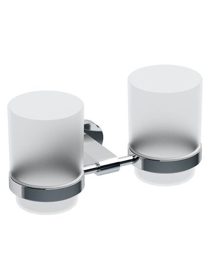 Купить Двойной держатель с двумя стаканами Ravak Chrome CR 220.00 Хром (x07p189) по цене 6600 руб., в Санкт-Петебруге в интернет магазине 100-Систем, а также дургие товары RAVAK из раздела Стаканы и подстаканники и Аксессуары для ванной комнаты
