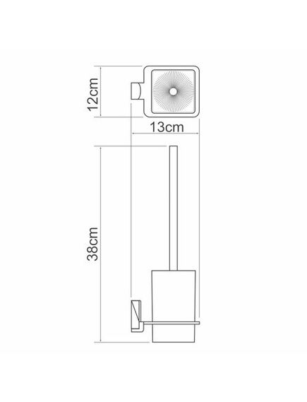 Купить Exter K-5227 Щетка для унитаза подвесная (k-5227) по цене 5830 руб., в Санкт-Петебруге в интернет магазине 100-Систем, а также дургие товары WasserKRAFT из раздела Щетки для унитаза и Аксессуары для ванной комнаты