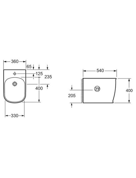 Купить Биде напольное BelBagno PRADO BB10150B (bb10150b) по цене 21100 руб., в Санкт-Петебруге в интернет магазине 100-Систем, а также дургие товары BelBagno из раздела Биде приставные и Биде и писсуары