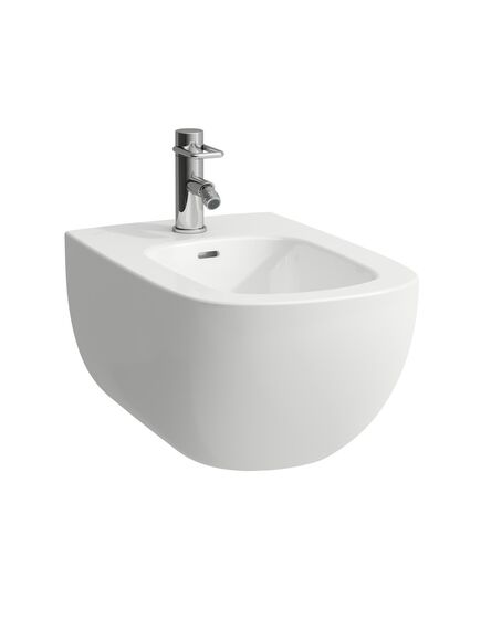 Купить Биде Laufen Palomba подвесное, 1 отверстие, белый, LCC 8.3080.1.400.304.1 (8.3080.1.400.304.1) по цене 47063.77 руб., в Санкт-Петебруге в интернет магазине 100-Систем, а также дургие товары LAUFEN из раздела Биде подвесные и Биде и писсуары