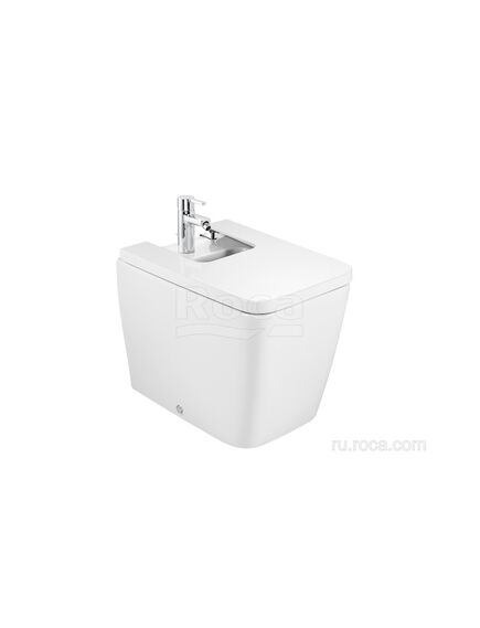 Купить Биде Roca Inspira square напольное, BTW, белый 357537000 (357537000) по цене 59062.77 руб., в Санкт-Петебруге в интернет магазине 100-Систем, а также дургие товары ROCA из раздела Биде приставные и Биде и писсуары