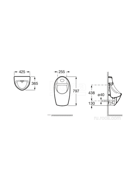 Купить Писсуар Roca Euret, питание 4 AA х 1,5V 35945E000 (35945e000) по цене 87675.77 руб., в Санкт-Петебруге в интернет магазине 100-Систем, а также дургие товары ROCA из раздела Писсуары и Биде и писсуары