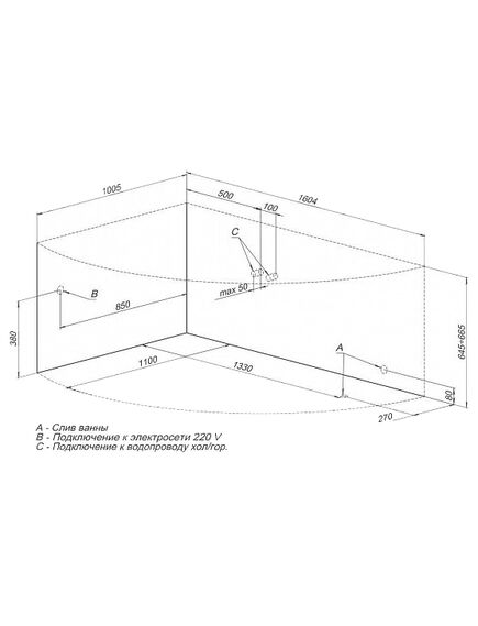 Купить Акриловая ванна Aquanet Jamaica 160x100 L (с каркасом) (205486) по цене 35318 руб., в Санкт-Петебруге в интернет магазине 100-Систем, а также дургие товары AQUANET из раздела Акриловые ванны и Ванны