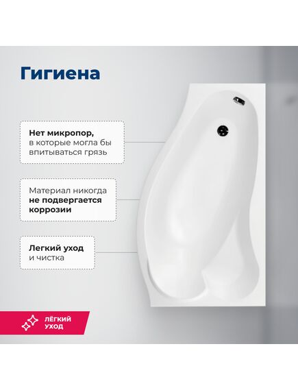 Купить Акриловая ванна Aquanet Palma 170x90/60 R (с каркасом) (205537) по цене 36788 руб., в Санкт-Петебруге в интернет магазине 100-Систем, а также дургие товары AQUANET из раздела Акриловые ванны и Ванны