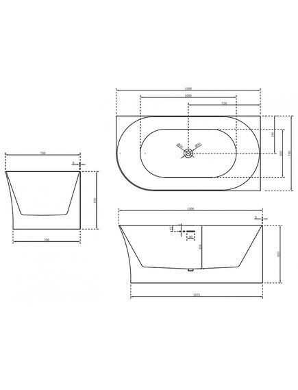 Купить Акриловая ванна ABBER AB9258-1.5 R (ab9258-1.5 r) по цене 97750 руб., в Санкт-Петебруге в интернет магазине 100-Систем, а также дургие товары ABBER из раздела Акриловые ванны и Ванны