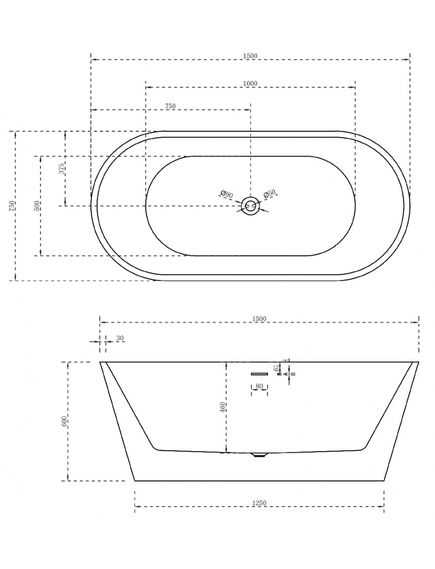 Купить Акриловая ванна ABBER AB9320-1.5 (ab9320-1.5) по цене 87550 руб., в Санкт-Петебруге в интернет магазине 100-Систем, а также дургие товары ABBER из раздела Акриловые ванны и Ванны