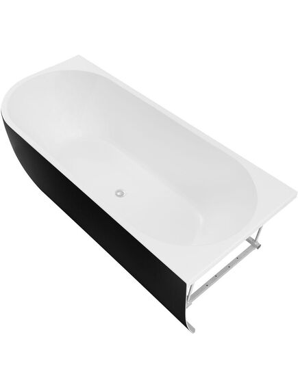 Купить Акриловая ванна Aquanet Family Elegant B 180x80 3806N Matt Finish (панель Black matte) (3806-n-mw-mb) по цене 151060 руб., в Санкт-Петебруге в интернет магазине 100-Систем, а также дургие товары AQUANET из раздела Акриловые ванны и Ванны