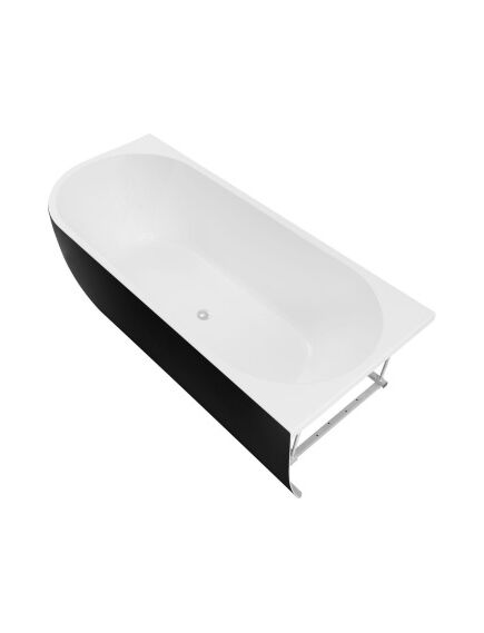 Купить Акриловая ванна Aquanet Family Elegant B 180x80 3806N Matt Finish (панель Black matte) (3806-n-mw-mb) по цене 151060 руб., в Санкт-Петебруге в интернет магазине 100-Систем, а также дургие товары AQUANET из раздела Акриловые ванны и Ванны