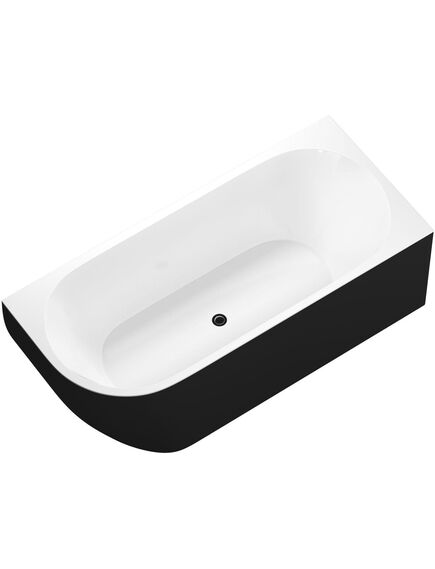 Купить Акриловая ванна Aquanet Family Elegant B 180x80 3806N Matt Finish (панель Black matte) (3806-n-mw-mb) по цене 151060 руб., в Санкт-Петебруге в интернет магазине 100-Систем, а также дургие товары AQUANET из раздела Акриловые ванны и Ванны