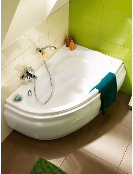Купить Ванна асимметричная JOANNA 150x95 правая (63337) по цене 22490 руб., в Санкт-Петебруге в интернет магазине 100-Систем, а также дургие товары CERSANIT из раздела Акриловые ванны и Ванны