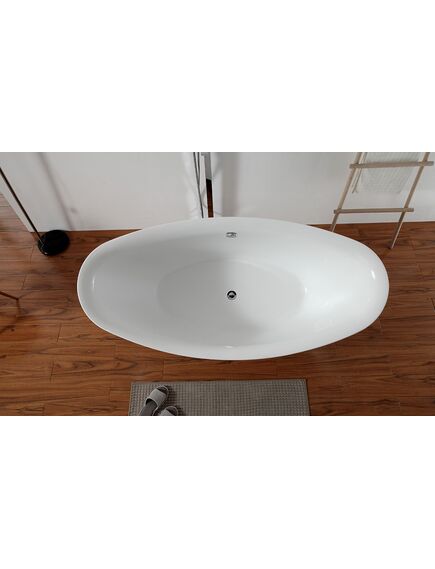 Купить Ванна акриловая Abber AB9248 180х87х65 см, белая (ab9248) по цене 108800 руб., в Санкт-Петебруге в интернет магазине 100-Систем, а также дургие товары ABBER из раздела Акриловые ванны и Ванны