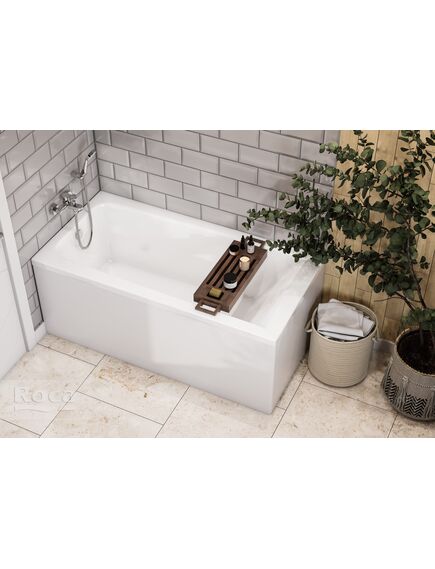 Купить Акриловая ванна Roca Elba 160х75 прямоугольная белая 248619000 (248619000) по цене 23065.77 руб., в Санкт-Петебруге в интернет магазине 100-Систем, а также дургие товары ROCA из раздела Акриловые ванны и Ванны