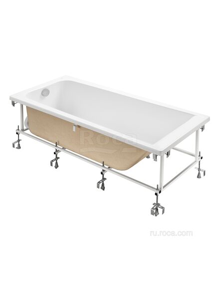 Купить Ванна Roca Elba 170х75 прямоугольная белая 248507000 (248507000) по цене 26874.6 руб., в Санкт-Петебруге в интернет магазине 100-Систем, а также дургие товары ROCA из раздела Акриловые ванны и Ванны