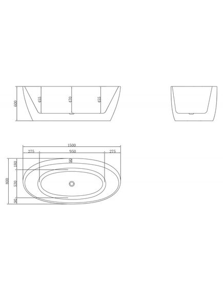 Купить Акриловая ванна BELBAGNO BB404-1500-800 (bb404-1500-800) по цене 105200 руб., в Санкт-Петебруге в интернет магазине 100-Систем, а также дургие товары BelBagno из раздела Акриловые ванны и Ванны
