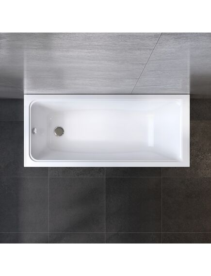 Купить Акриловая ванна AM.PM Gem 160х70 W90A-160-070W-A без гидромассажа (w90a-160-070w-a) по цене 28390 руб., в Санкт-Петебруге в интернет магазине 100-Систем, а также дургие товары AM.PM из раздела Акриловые ванны и Ванны
