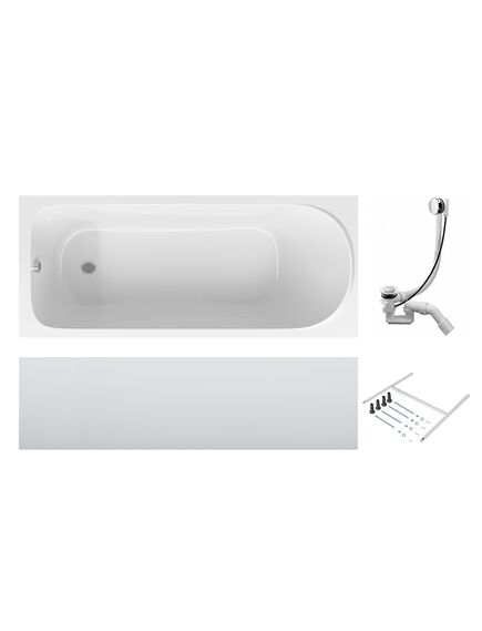 Купить W75A-150-070W-KL Sense Ванна 150x70, каркас, слив-перелив, комплект (w75a-150-070w-kl) по цене 32990 руб., в Санкт-Петебруге в интернет магазине 100-Систем, а также дургие товары AM.PM из раздела Акриловые ванны и Ванны