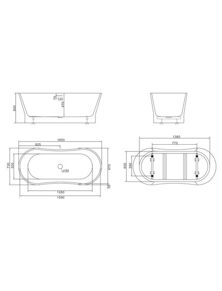 Купить Акриловая ванна BELBAGNO BB406-1650-730 (bb406-1650-730) по цене 106900 руб., в Санкт-Петебруге в интернет магазине 100-Систем, а также дургие товары BelBagno из раздела Акриловые ванны и Ванны