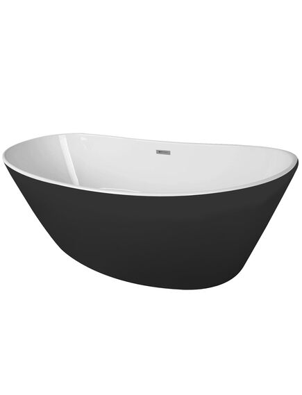 Купить Ванна акриловая Azario EASTON 1800x820x600 белая с черными внешними стенками (az-1337b) по цене 73923.62 руб., в Санкт-Петебруге в интернет магазине 100-Систем, а также дургие товары Azario из раздела Акриловые ванны и Ванны
