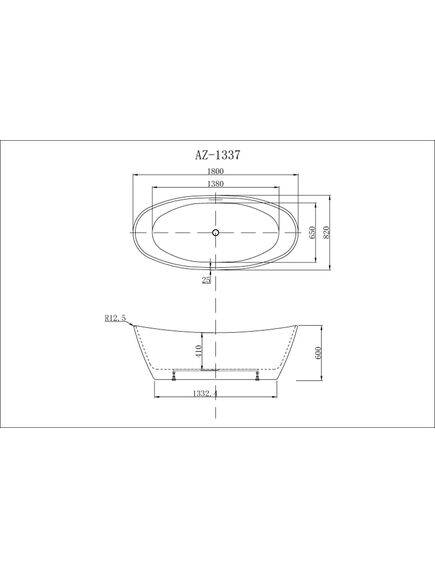Купить Ванна акриловая Azario EASTON 1800x820x600 белый (az-1337) по цене 85549.74 руб., в Санкт-Петебруге в интернет магазине 100-Систем, а также дургие товары Azario из раздела Акриловые ванны и Ванны