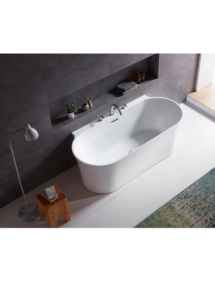 Купить Акриловая ванна 170х80 см BelBagno BB409-1700-800-W/NM, черный/белый (bb409-1700-800-w/nm) по цене 132700 руб., в Санкт-Петебруге в интернет магазине 100-Систем, а также дургие товары BelBagno из раздела Акриловые ванны и Ванны