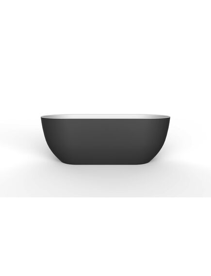 Купить Акриловая ванна BELBAGNO BB70-1700-800-W/NM Белый Глянец внутри, черный матовый снаружи (bb70-1700-800-w/nm) по цене 103300 руб., в Санкт-Петебруге в интернет магазине 100-Систем, а также дургие товары BelBagno из раздела Акриловые ванны и Ванны