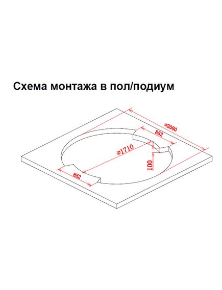 Купить Акриловая ванна Gemy G9060 K 210х210 с гидромассажем (g9060 k) по цене 335000 руб., в Санкт-Петебруге в интернет магазине 100-Систем, а также дургие товары  из раздела Гидромассажные ванны и Ванны