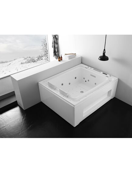 Купить Ванна акриловая Gemy G9268 K 1850х1500х710 с г/м, а/м, хромотерапия, электронный пульт (g9268 k) по цене 360000 руб., в Санкт-Петебруге в интернет магазине 100-Систем, а также дургие товары  из раздела Гидромассажные ванны и Ванны