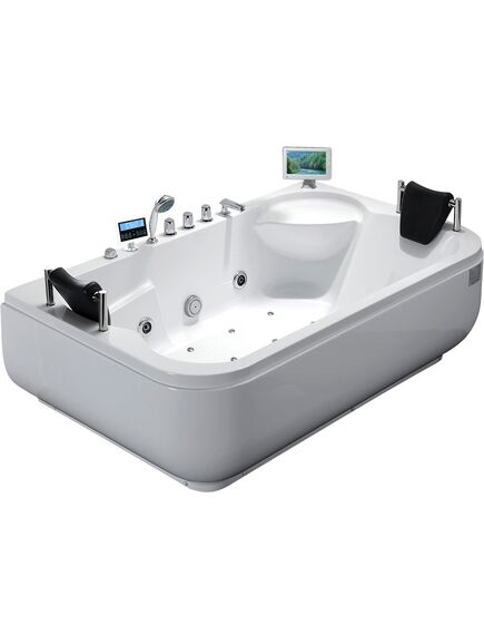 Купить Ванна акриловая Gemy G9085 O R 180х116х69 см, с г/м, а/м, хромотерапия, белая, правая (g9085 o r) по цене 382000 руб., в Санкт-Петебруге в интернет магазине 100-Систем, а также дургие товары  из раздела Гидромассажные ванны и Ванны