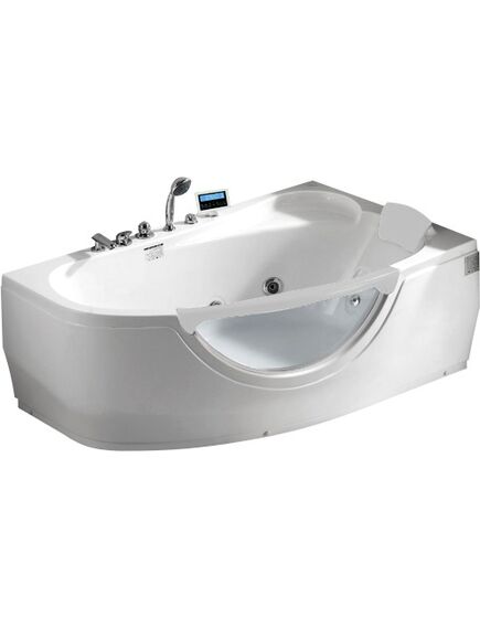 Купить Ванна Gemy G9046-II K R 1700х100 акрил правая, с г/м, а/м, хромотерапия, электронный пульт (g9046 ii k r) по цене 210000 руб., в Санкт-Петебруге в интернет магазине 100-Систем, а также дургие товары  из раздела Гидромассажные ванны и Ванны