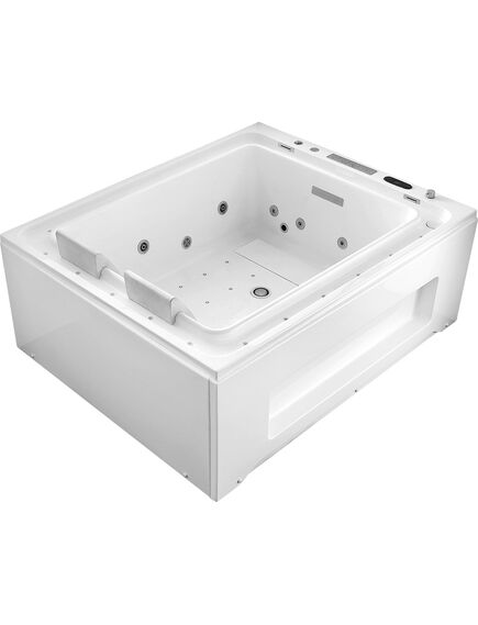 Купить Ванна акриловая Gemy G9268 K 1850х1500х710 с г/м, а/м, хромотерапия, электронный пульт (g9268 k) по цене 360000 руб., в Санкт-Петебруге в интернет магазине 100-Систем, а также дургие товары  из раздела Гидромассажные ванны и Ванны