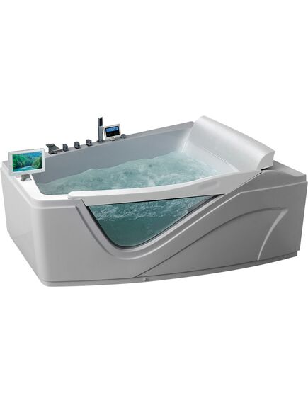 Купить Ванна акриловая Gemy G9056 O R 170х130х75 см, с г/м, а/м, хромотерапия, белая, правая (g9056 o r) по цене 412000 руб., в Санкт-Петебруге в интернет магазине 100-Систем, а также дургие товары  из раздела Гидромассажные ванны и Ванны
