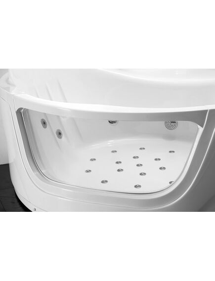 Купить Ванна акриловая Gemy G9247 K 165х165х82 см, с г/м, а/м, хромотерапия, белая (g9247 k) по цене 350000 руб., в Санкт-Петебруге в интернет магазине 100-Систем, а также дургие товары  из раздела Гидромассажные ванны и Ванны