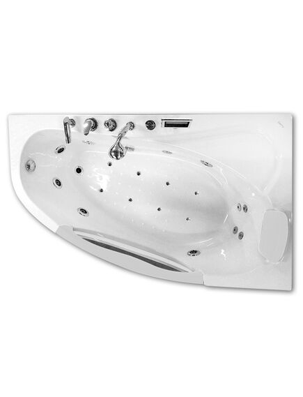 Купить Ванна Gemy G9046-II K R 1700х100 акрил правая, с г/м, а/м, хромотерапия, электронный пульт (g9046 ii k r) по цене 210000 руб., в Санкт-Петебруге в интернет магазине 100-Систем, а также дургие товары  из раздела Гидромассажные ванны и Ванны