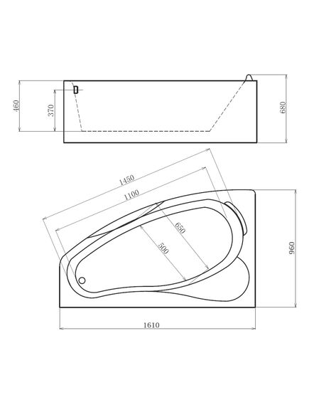 Купить Акриловая ванна Gemy G9046 K L (g9046 k l) по цене 205000 руб., в Санкт-Петебруге в интернет магазине 100-Систем, а также дургие товары  из раздела Гидромассажные ванны и Ванны