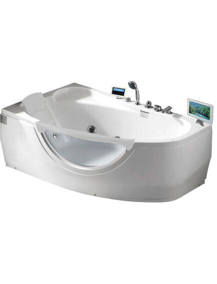 Купить Ванна акрил Gemy G9046 II O 1710х990х680 с г/м, а/м, хромотерапия, электронный пульт, TV (g9046 ii o l) по цене 332000 руб., в Санкт-Петебруге в интернет магазине 100-Систем, а также дургие товары  из раздела Гидромассажные ванны и Ванны