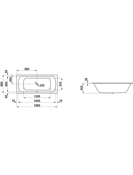 Купить Стальная ванна Laufen Pro 180x80 3,5мм, с шумоизоляцией, без отверстий 2.2795.0.000.040.1 (2.2795.0.000.040.1) по цене 61831.77 руб., в Санкт-Петебруге в интернет магазине 100-Систем, а также дургие товары LAUFEN из раздела Ванны стальные и Ванны