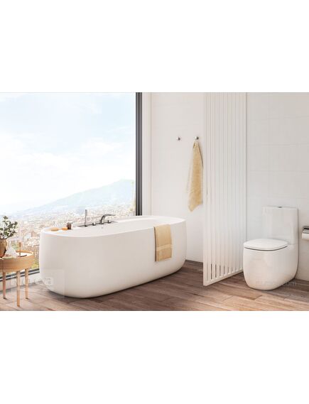 Купить Ванна из композитного материала Surfex® Roca Beyond 180х90 248453000 (248453000) по цене 712546.77 руб., в Санкт-Петебруге в интернет магазине 100-Систем, а также дургие товары ROCA из раздела Ванны из камня и Ванны