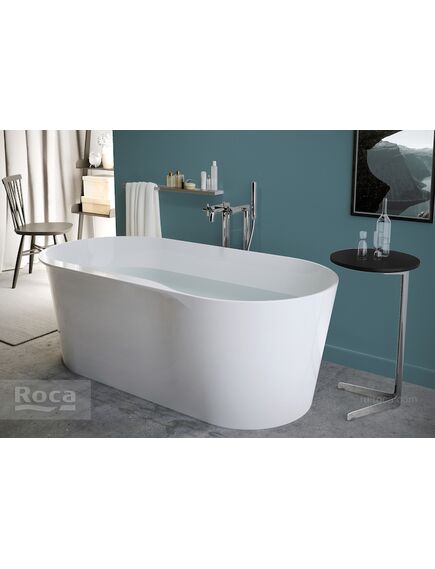 Купить Ванна из материала Stonex® Roca Raina 159х79 овальная белая 248466000 (248466000) по цене 204494.43 руб., в Санкт-Петебруге в интернет магазине 100-Систем, а также дургие товары ROCA из раздела Ванны из камня и Ванны