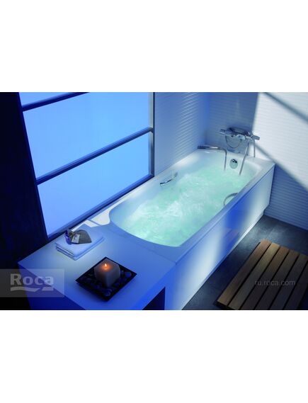 Купить Ванна Roca Swing Plus 170x75 3,5мм, anti-slip, с ручками 236755000 (236755000) по цене 58139.77 руб., в Санкт-Петебруге в интернет магазине 100-Систем, а также дургие товары ROCA из раздела Ванны стальные и Ванны