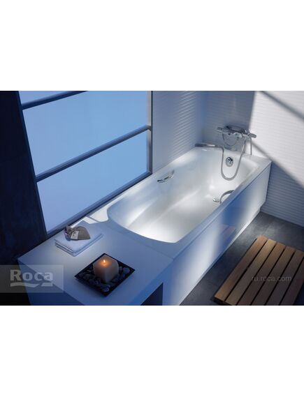 Купить Ванна Roca Swing Plus 170x75 3,5мм, anti-slip, с ручками 236755000 (236755000) по цене 58139.77 руб., в Санкт-Петебруге в интернет магазине 100-Систем, а также дургие товары ROCA из раздела Ванны стальные и Ванны