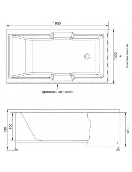Купить Боковая панель Aquanet Vega 100 (145088) по цене 5974 руб., в Санкт-Петебруге в интернет магазине 100-Систем, а также дургие товары AQUANET из раздела Панель торцевая (боковая) и Комплектующие для ванн